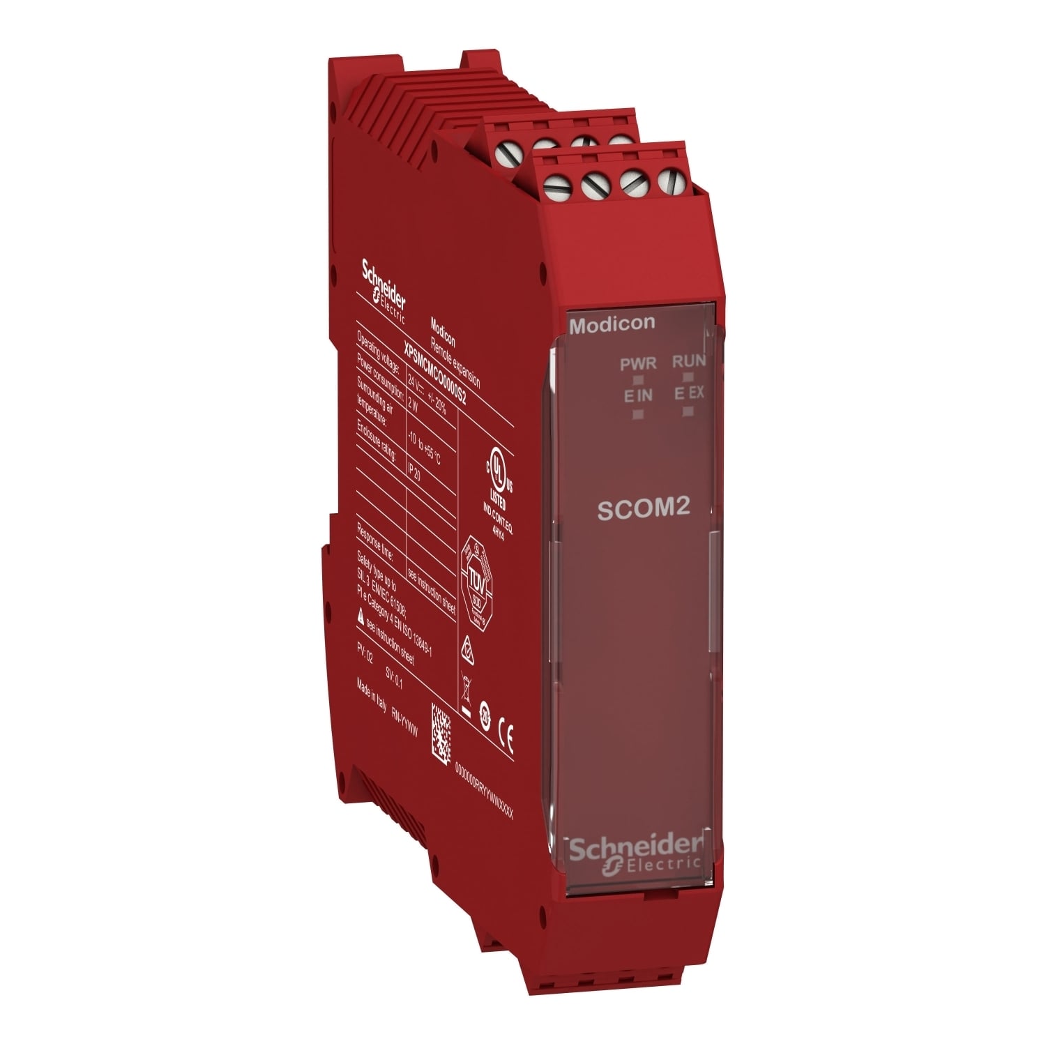 XPSMCMCO0000S2 Safe Communications Expansion Module With Screw Term, 24 V