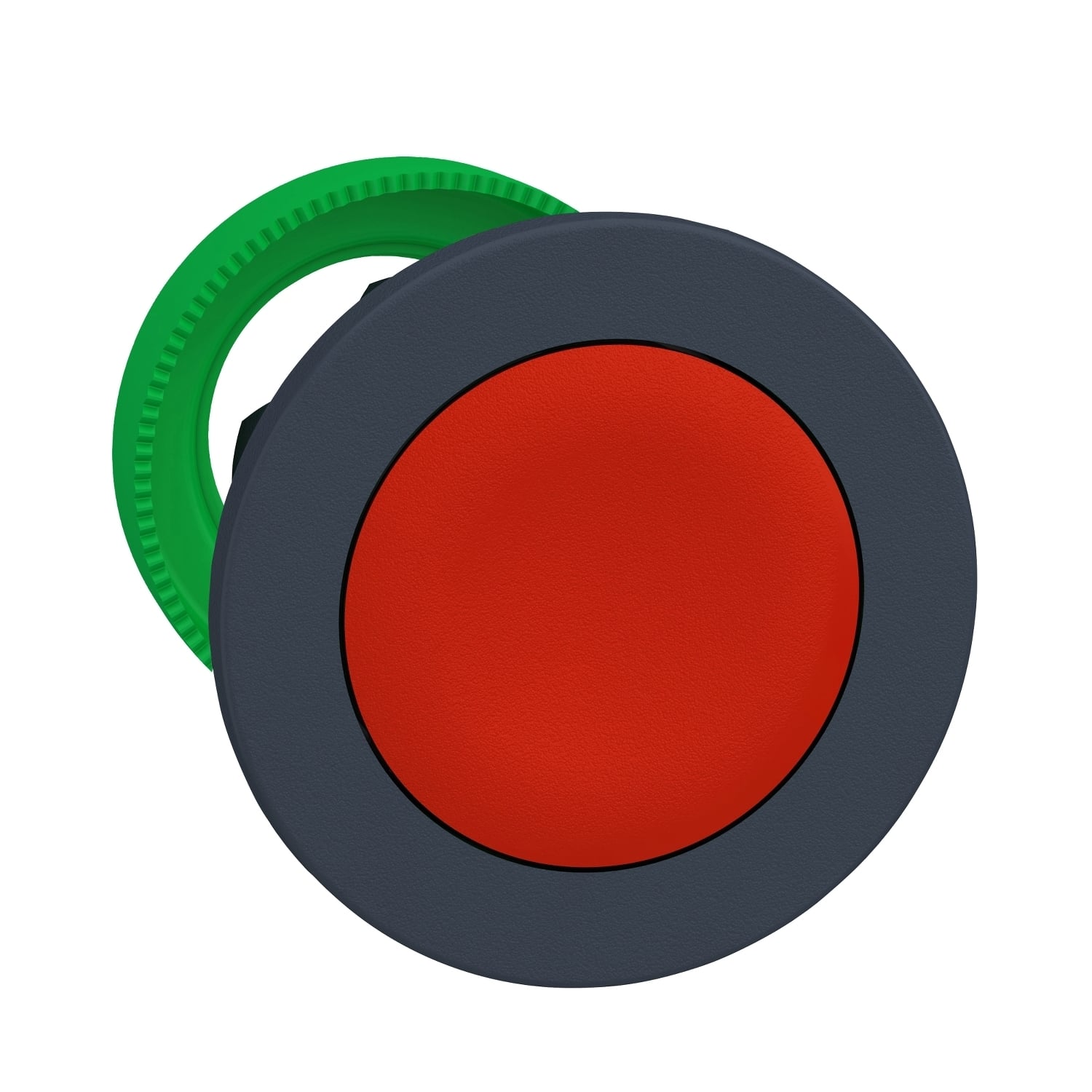 ZB5FA4 Harmony Flush Mount Pushbutton Head, 1.2 in, Round Shape, Plastic, Red