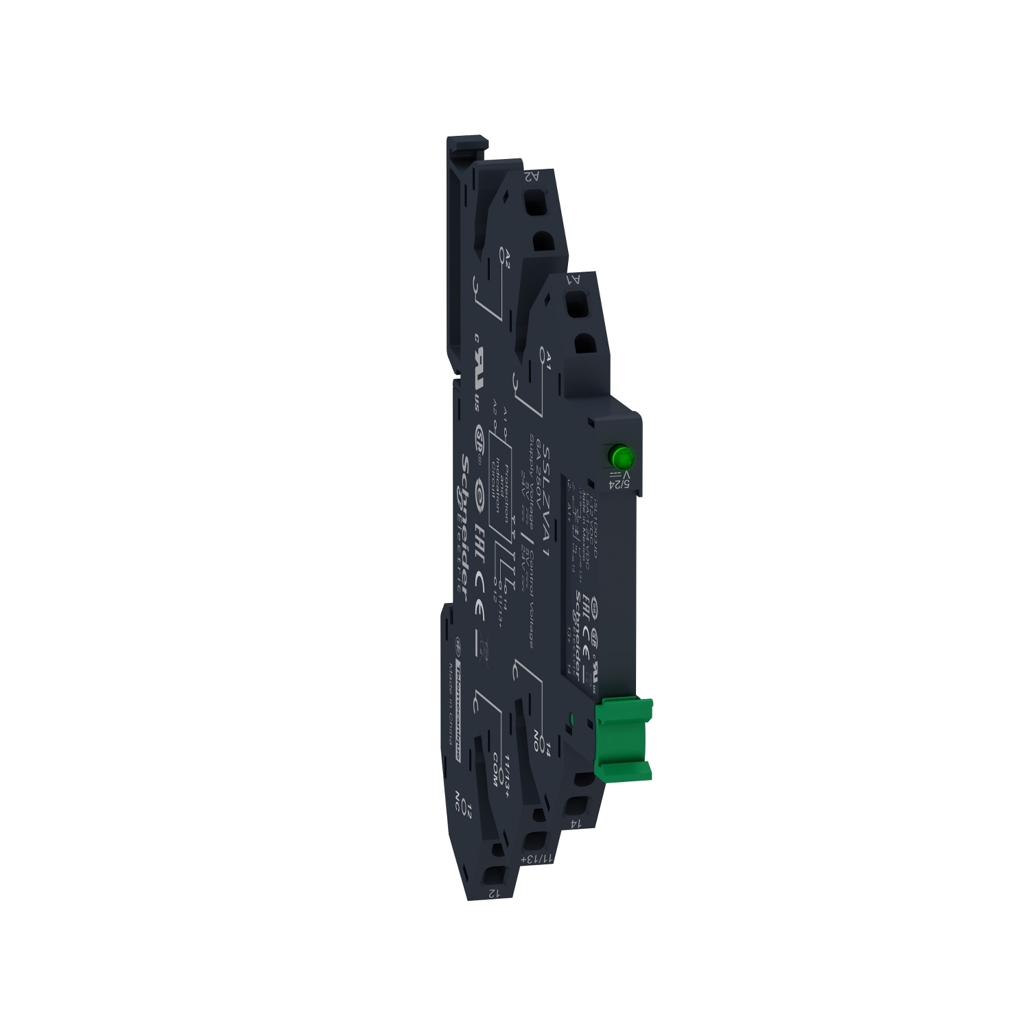 SSL1A12BDPR SSL Series Solid State Relay, 2 A, 1NO 1 Form A contact, 16 to 30 V DC v coil