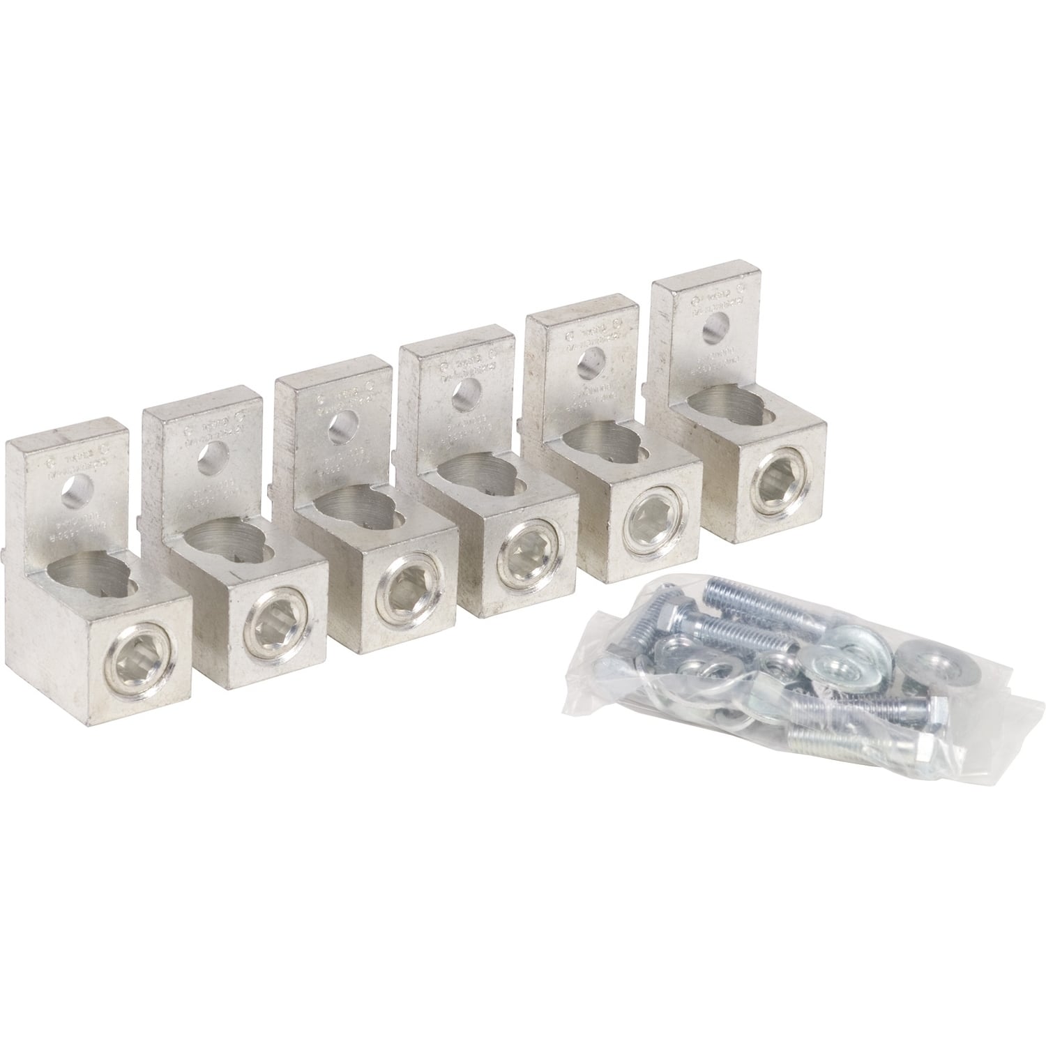 GS1AW606 GS1 Terminal Lug Kit, Switch Rating 400 A, 4 AWG to 600 kcmil, 10 AWG to 250 kcmil Wire, Aluminum/Copper Wire