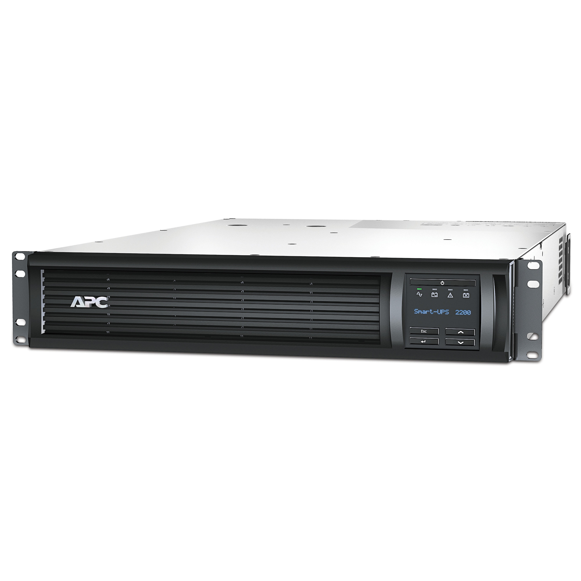 SMT2200RM2UC On-Line Smart-UPS, 120 V Input, 120 V Output, 1920 W Power Rating, (6) Outlets