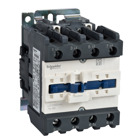 IEC contactor, TeSys D, nonreversing, 80A resistive, 4 pole, 4 NO, 110VAC 50/60Hz coil, open style