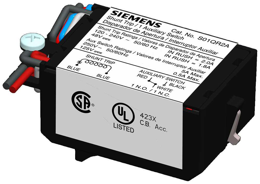 S01QR2 General Purpose Shunt Trip, 120 to 240 V AC/48 V DC