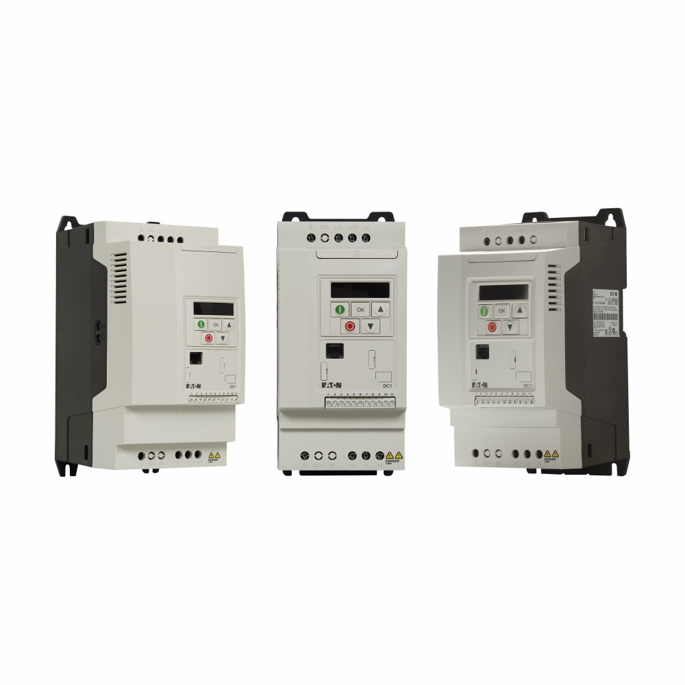 DC1-12015NB-A20CE1 PowerXL Compact Adjustable Frequency Drive, 240 V, 15 A, 5 hp, 6-1/4 in W x 12-3/4 in D