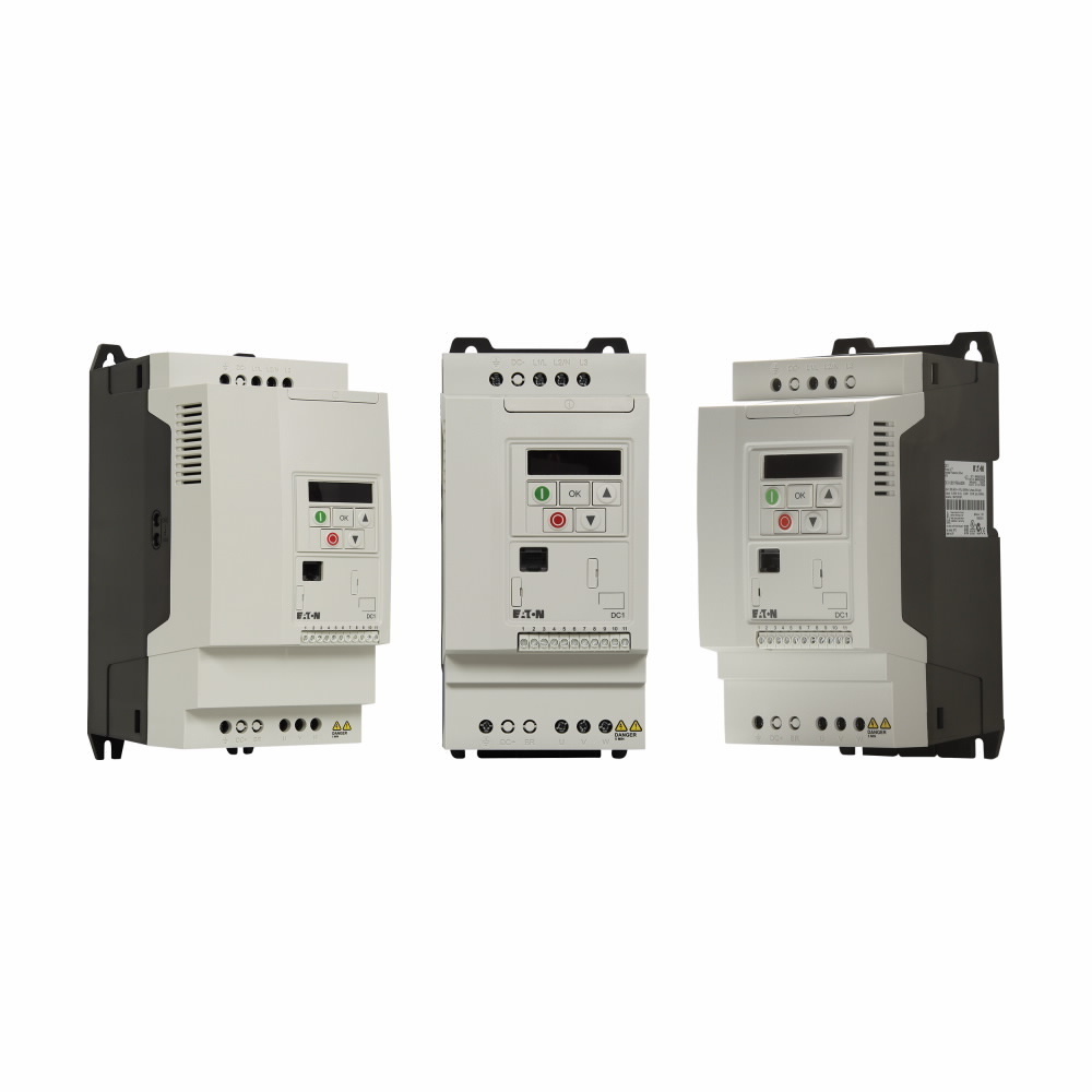 DC1-122D3NN-A20CE1 PowerXL Compact Adjustable Frequency Drive, 240 V, 2.3 A, 1/2 hp, 4-3/4 in W x 9-1/4 in D