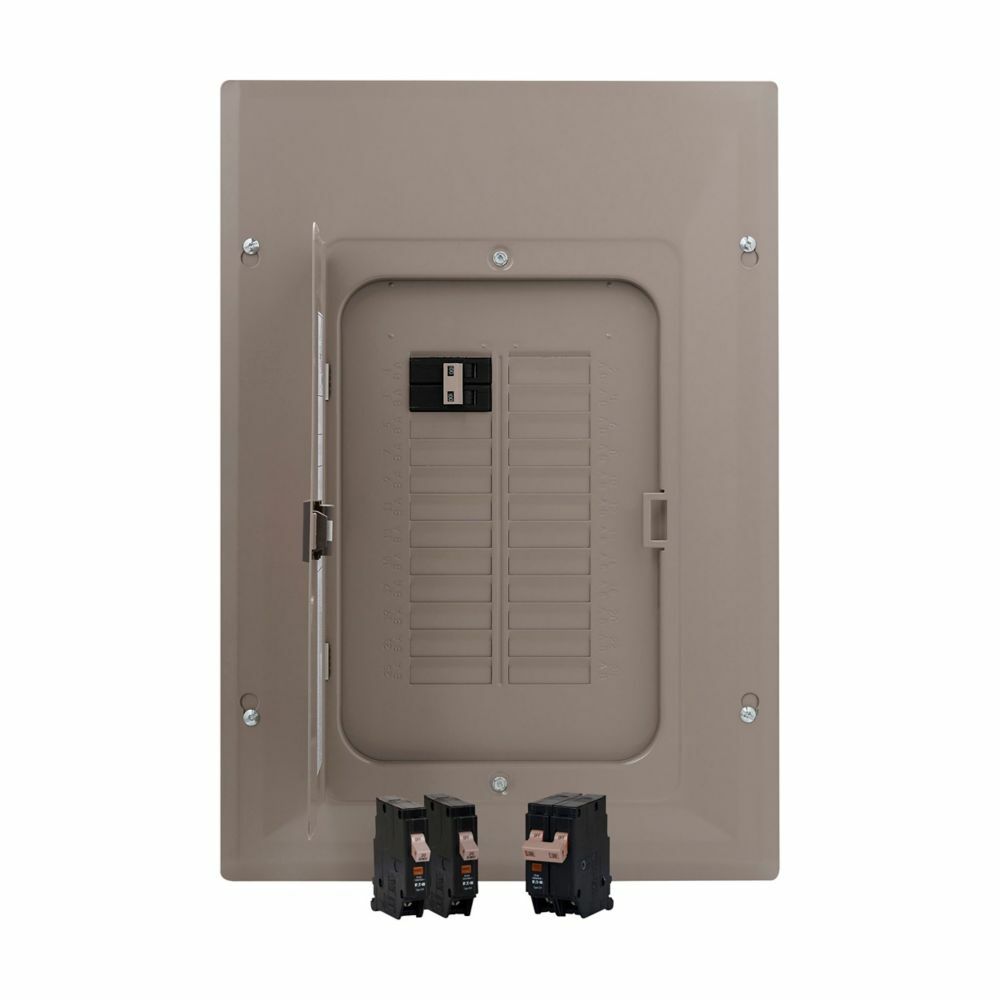 CHP22B100V29 1-Phase Main Breaker Load Center, 120/240 V AC, 100 A, 25 kA Interrupt