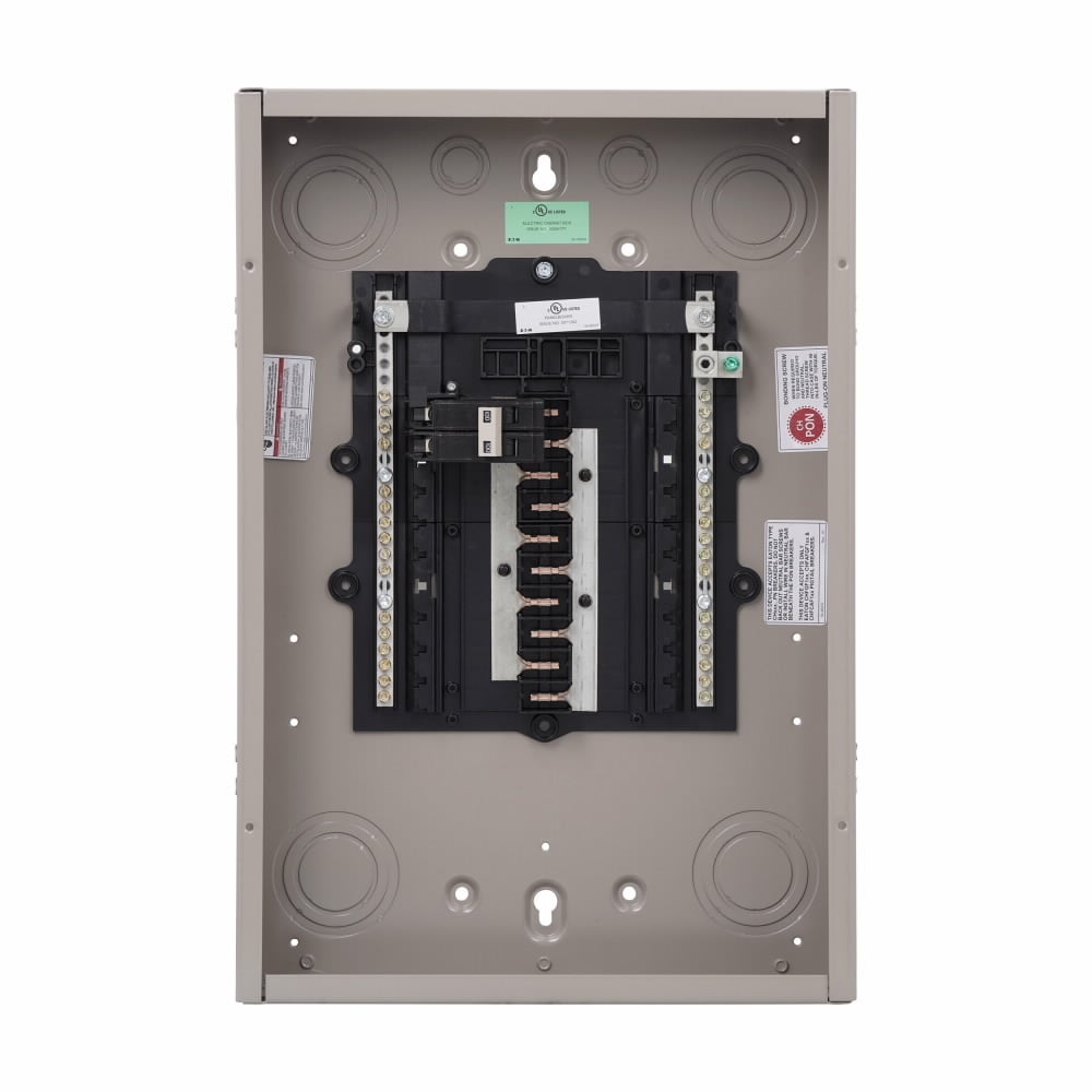 CHP18B100X2 1-Phase Insulated/Bondable Split Main Breaker Load Center, 120/240 V AC, 100 A, 32 Poles, 10 kA Interrupt