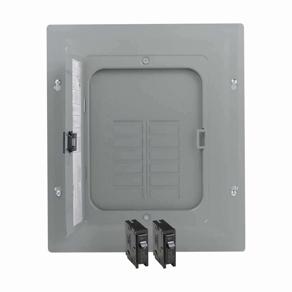 BRP12L125V24 1-Phase Load Center, 120/240 V AC, 125 A, 1 Poles, 10 kA Interrupt