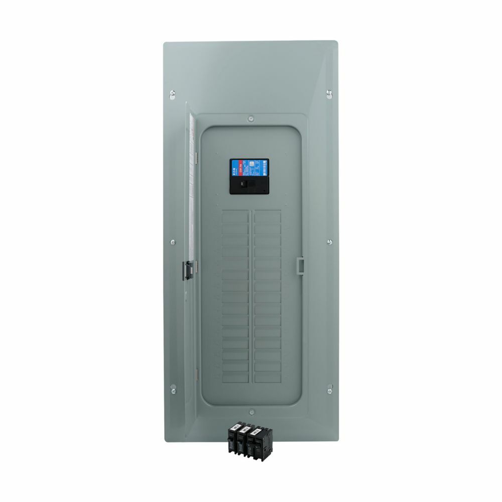 BRP30B200V25 1-Phase Main Breaker Load Center, 120/240 V AC, 200 A, 1 Pole, 22 kA Interrupt