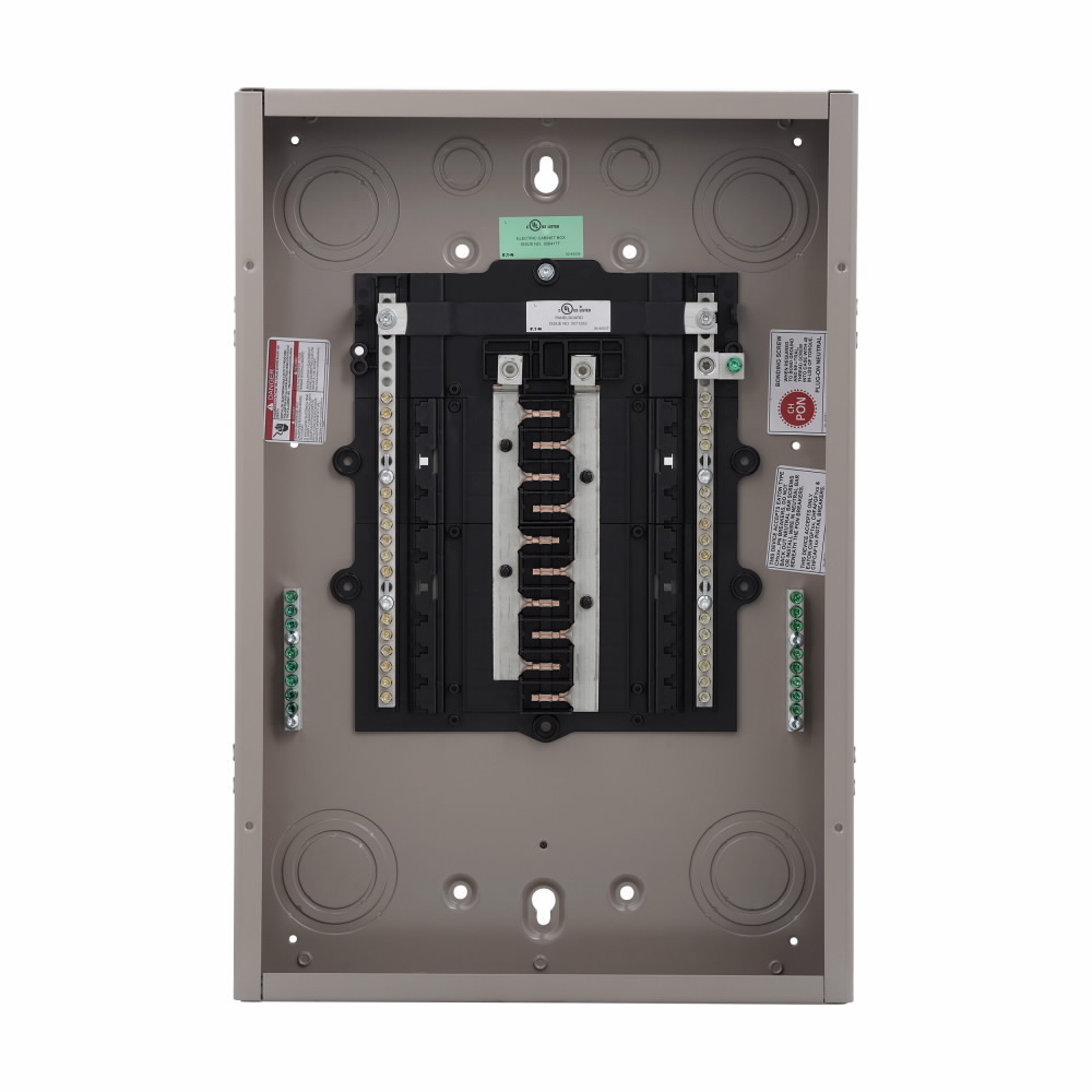 CHP22N125R 1-Phase Convertible Loadcenter, 120/240 V AC, 125 A, 10 kA Interrupt