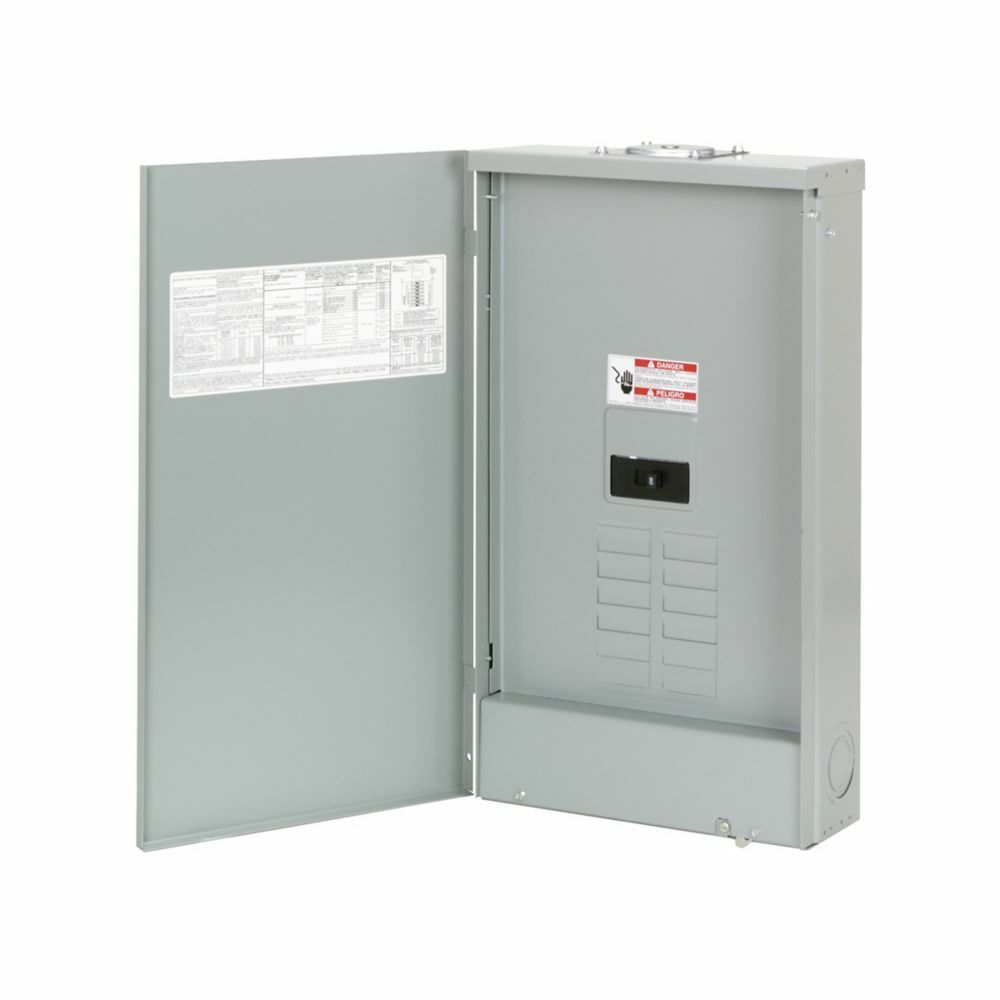 BRP08B200RF 1-Phase Rainproof Main Breaker Load Center, 120/240 V AC, 200 A, 1 Poles, 10 kA Interrupt