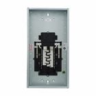 Eaton BR convertible loadcenter, 200 A, X4, Aluminum, Cover included, NEMA 3R, Metallic, 10 kAIC, BR, Combination, 24 Circuits, Single-pole, 12 Spaces, Three-wire, Single-phase, Type BR 1-inch breakers, 120/240 V