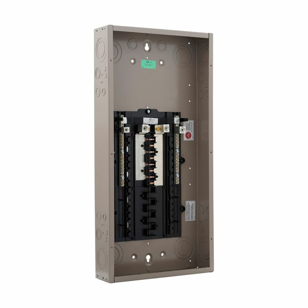CHP16L125X1 1-Phase Insulated/Bondable Split Standard Main Lug Load Center, 120/240 V AC, 125 A, 1 Poles, 25 kA Interrupt