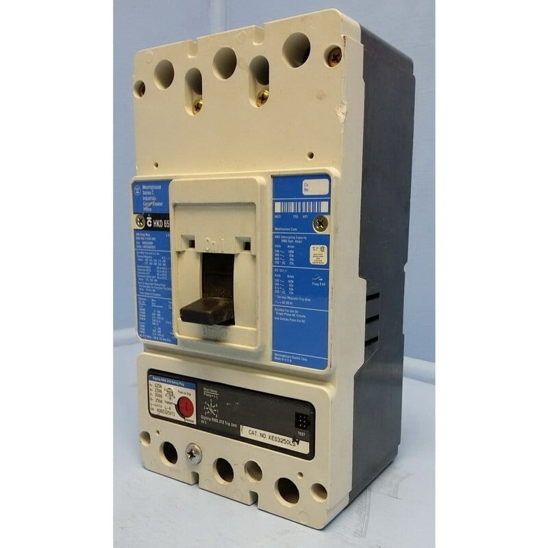 KES3250LS C Series Type KES Breaker Trip Unit, 3 Poles, 250 A, K Frame, For Use With KD, DK, KDB, HKD, HKDB, KDC, CKD, CHKD, KW, HKW and KWC Molded Case Circuit Breaker Frame