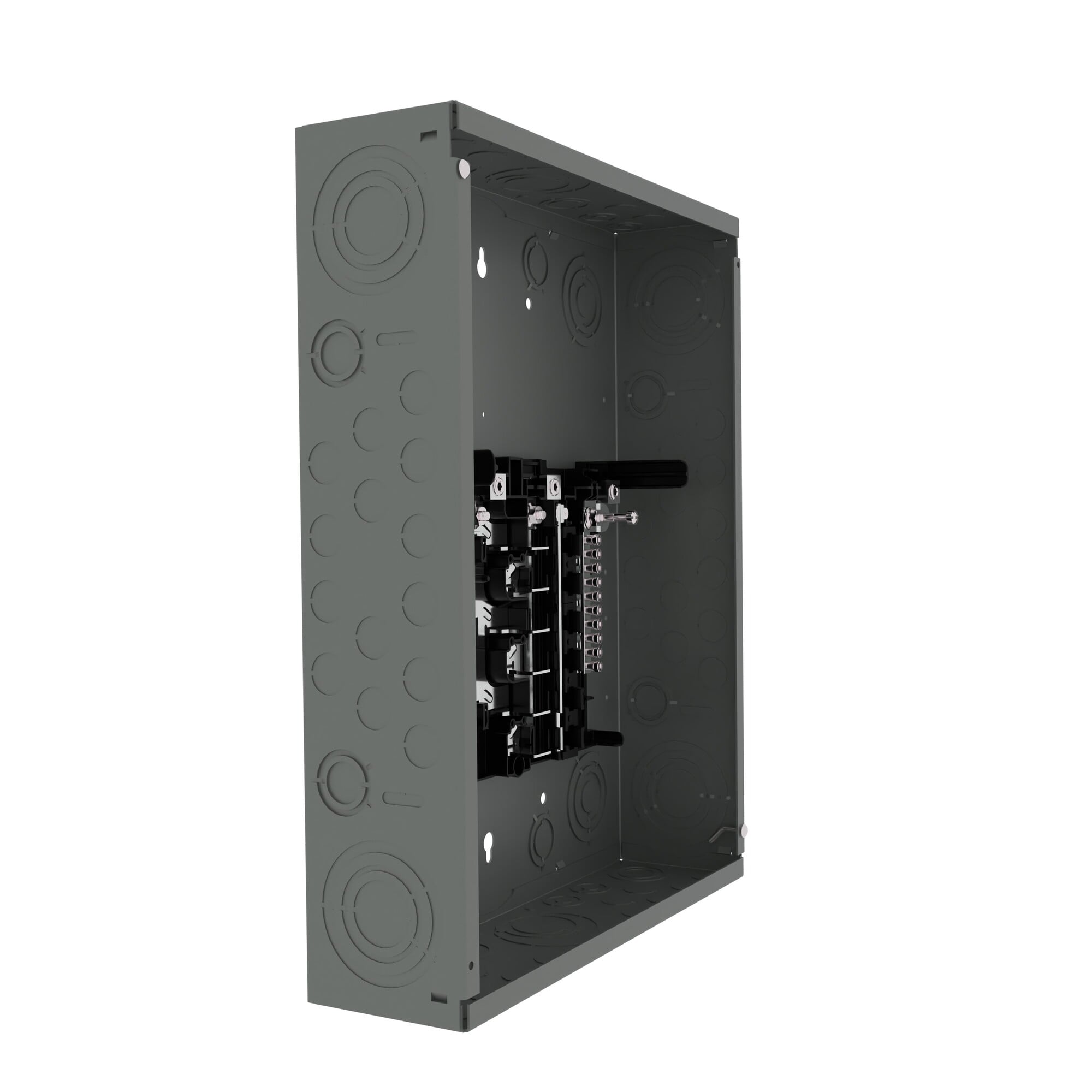 SN1212L1125 SpeedFax Standard SN Series 1-Phase Assembled Low Voltage Main Lug Load Center With Aluminum Bus Bar and Gray Combination Trim, 120/240 V AC, 125 A, 100 kAIC Interrupt