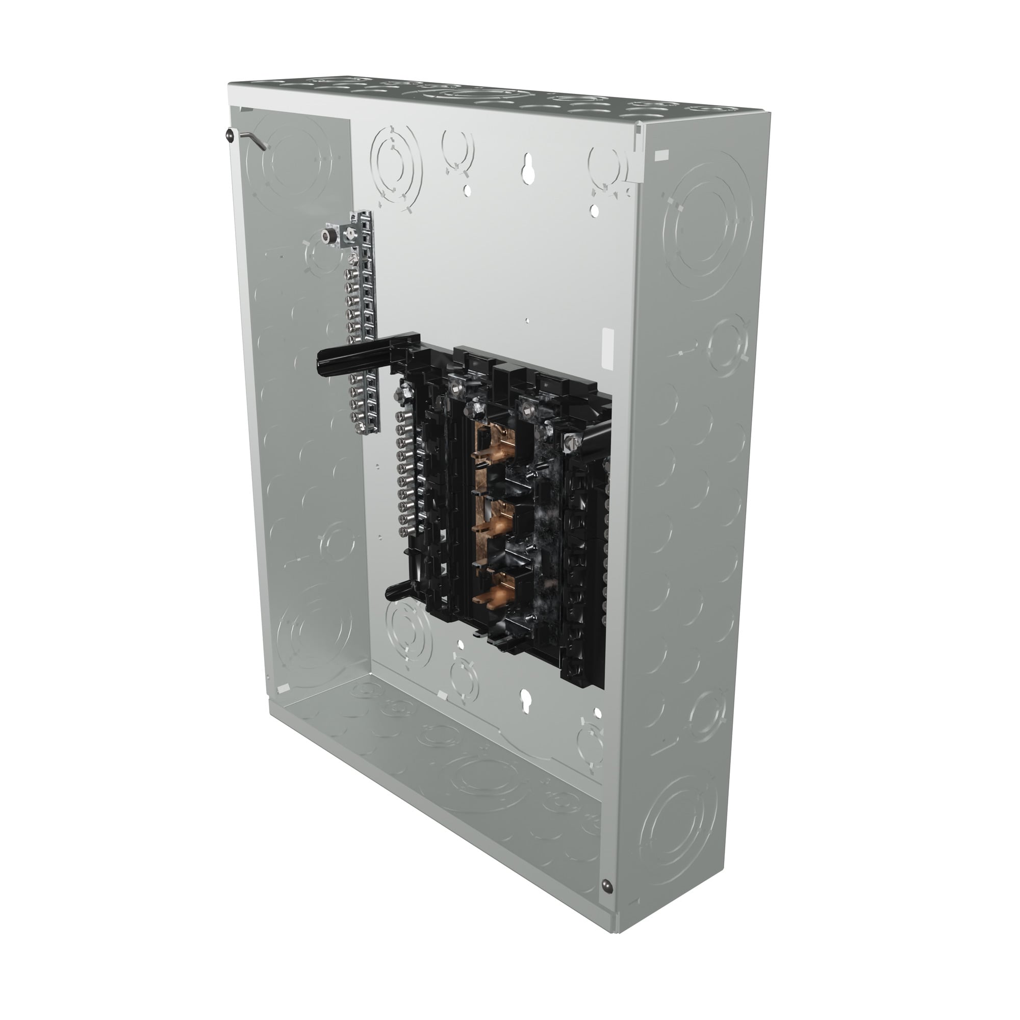 SN1224L1125 SpeedFax Standard SN Series 1-Phase Assembled Low Voltage Main Lug Load Center With Aluminum Bus Bar and Gray Combination Trim, 120/240 V AC, 125 A, 100 kAIC Interrupt