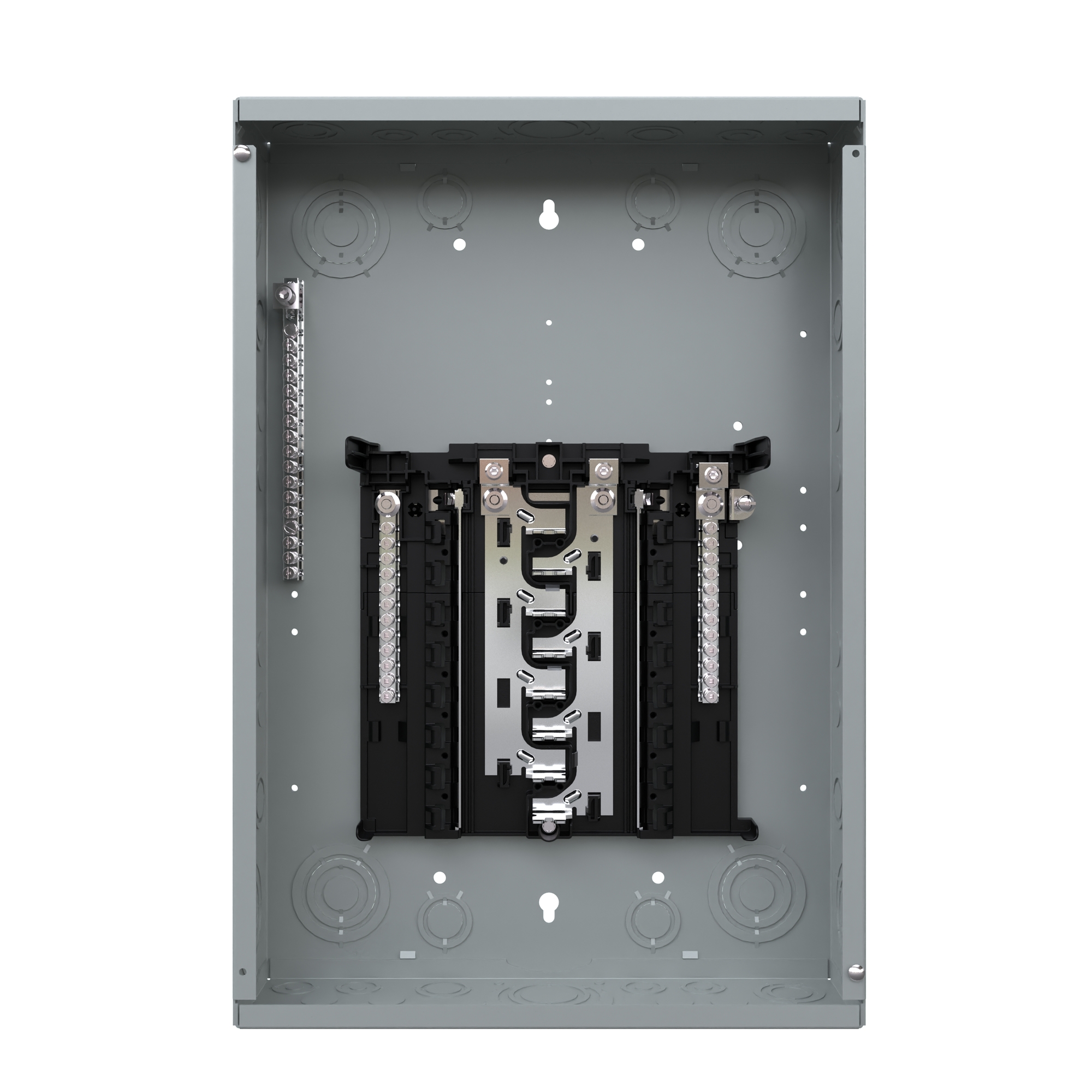 SN1632L1125 SpeedFax Standard SN Series 1-Phase Assembled Low Voltage Main Lug Load Center With Aluminum Bus Bar and Gray Combination Trim, 120/240 V AC, 125 A, 100 kAIC Interrupt