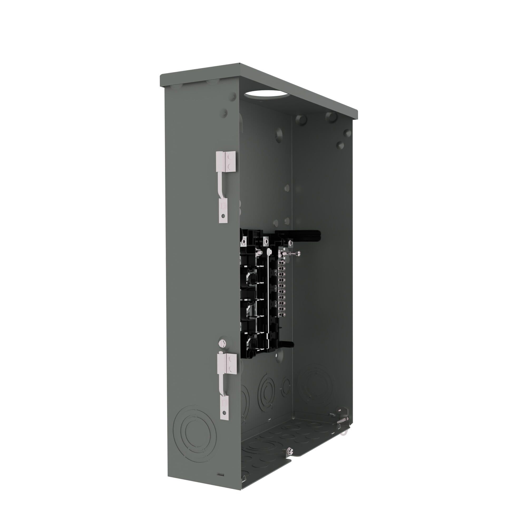 SNW1224L1125 SpeedFax Standard SN Series 1-Phase Assembled Low Voltage Main Lug Load Center With Aluminum Bus Bar and Gray Combination Trim, 120/240 V AC, 125 A, 100 kAIC Interrupt