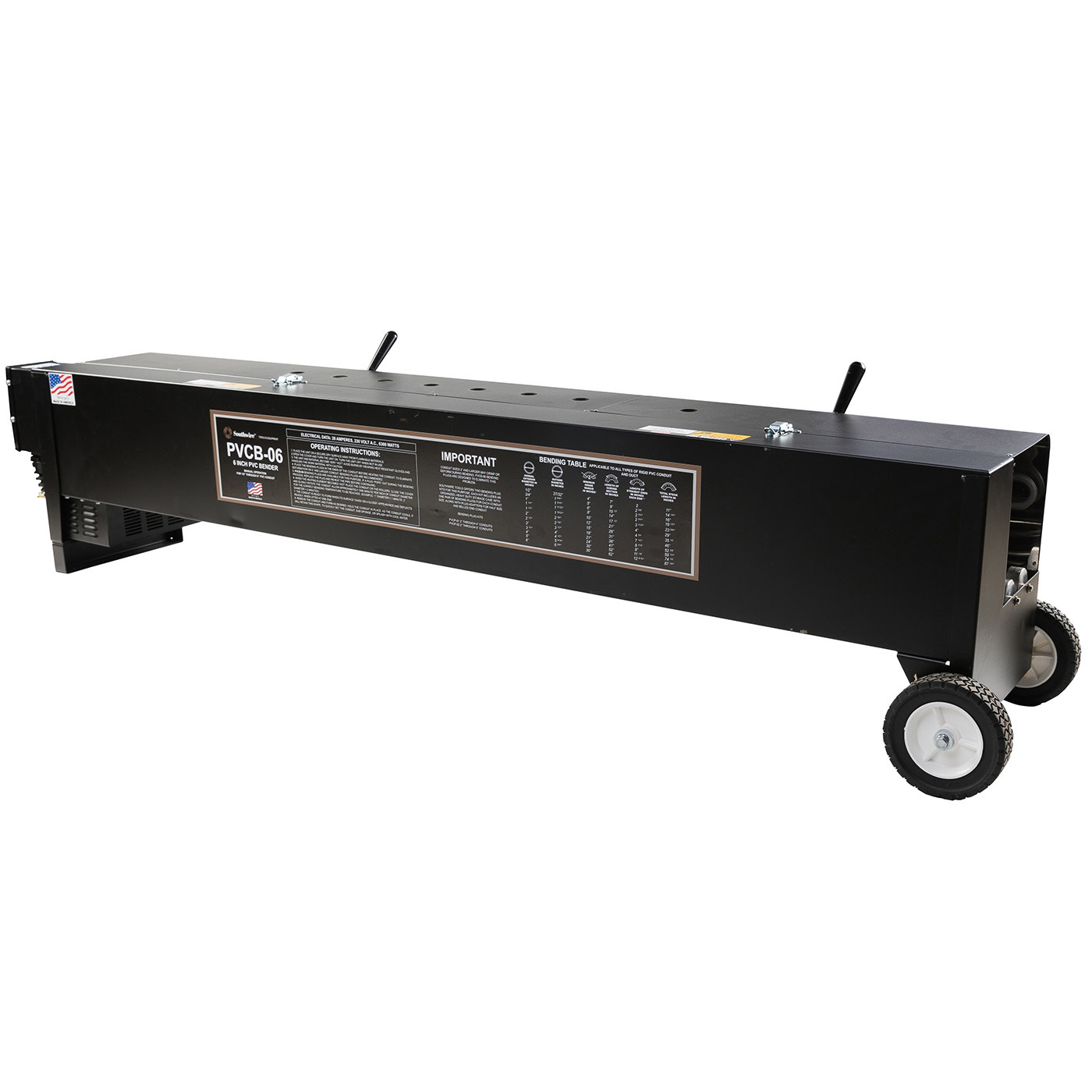 64301201 PVC Bender, 1/2 to 6 in Capacity, PVC Coated Housing
