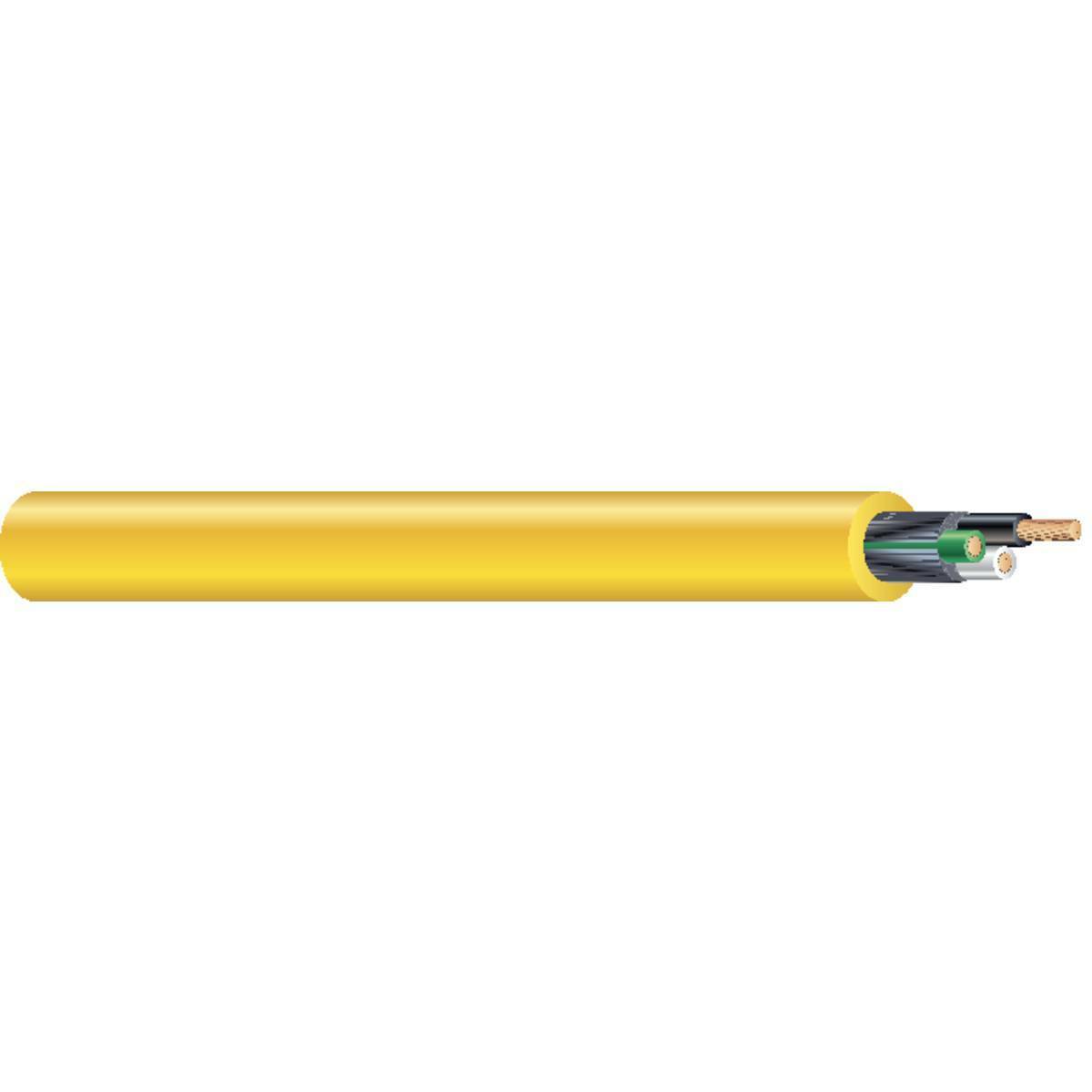 14-41 CU 3/C  BLACK/WHITE/GREEN SOOW YELLOW 105C 600V AMERICAN MUSTANG PAPER 250 FT