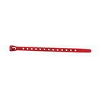 595069 Heavy Duty Releasable Cable Tie, 8 in L x 0.56 in W, Nylon 6.6, Burgundy