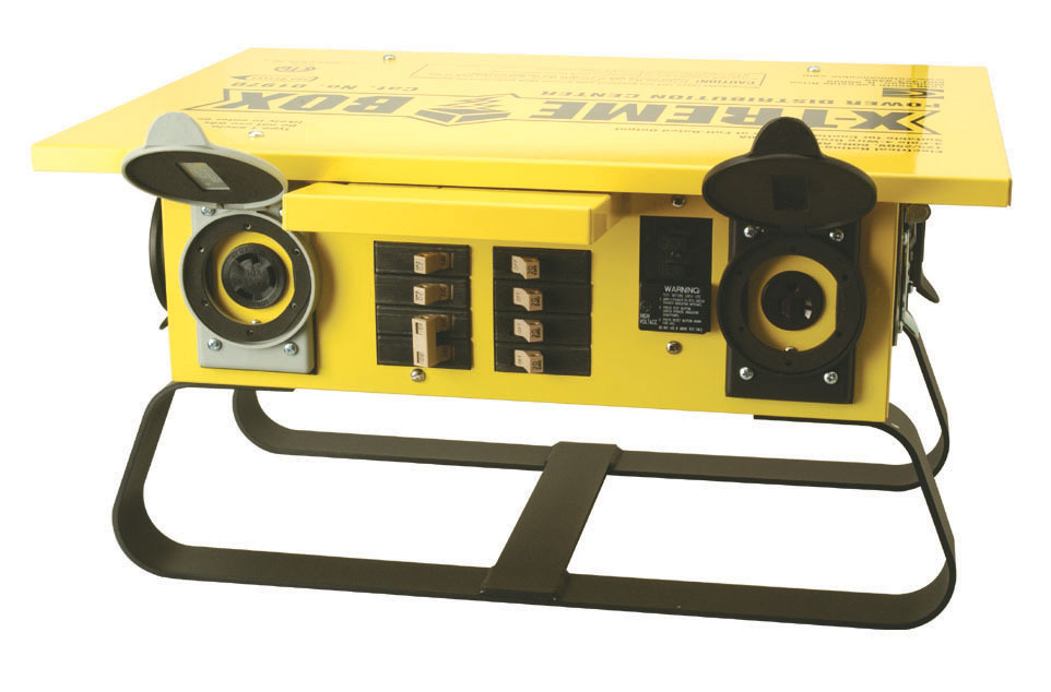 019703R02 Temporary Power Distribution Box, 125/250 V AC, 50 A