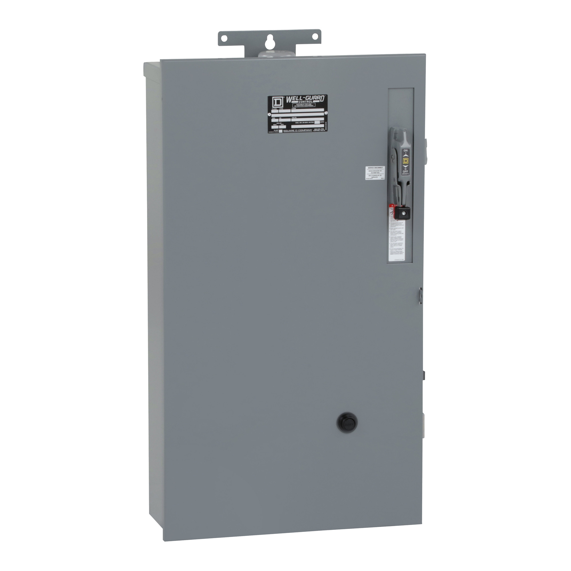 8940XC4S2V02H30S S2 Series Well Guard Pump Panel, 110 V AC at 50 Hz, 120 V AC at 60 Hz V Coil, 3 Poles, NEMA 3R Enclosure