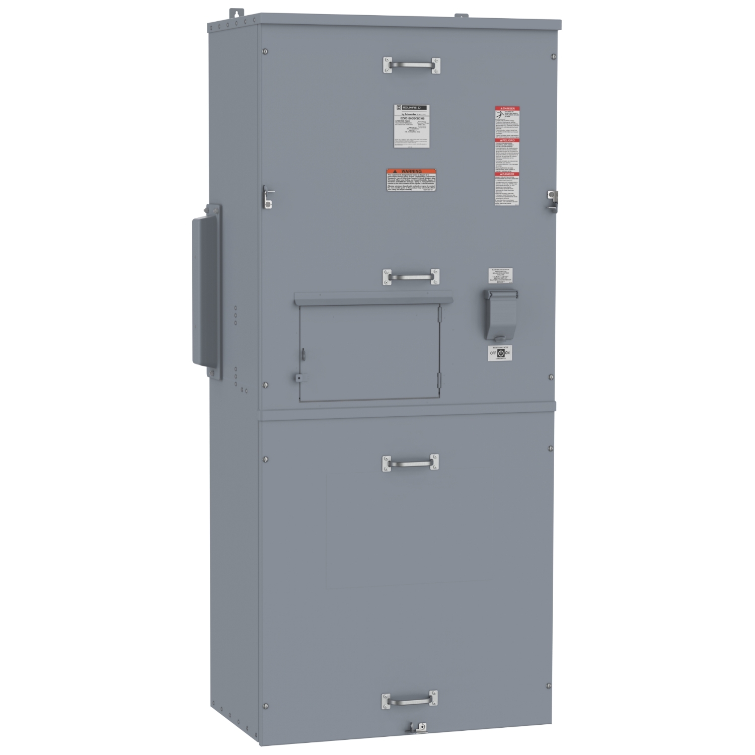 EZM31600GCBCMS Main Unit, EZ Meter Pak, 1600 Amp, 208Y/120V, 3 Phase, 4 Wire, 65 kA SCCR, Main Breaker with Energy Reduction Maintenance