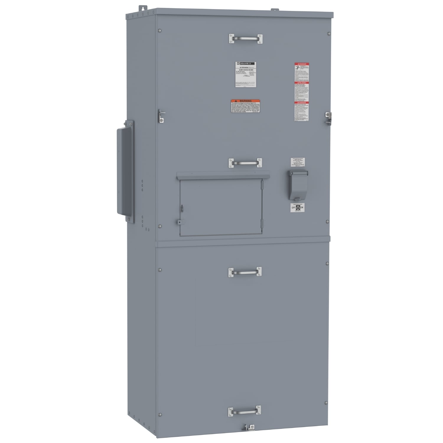 EZM11600GCBUMS Main Unit, EZ Meter Pak, 1200 Amp, 120/240V, 1 Phase, 3 Wire, 65 kA SCCR, Main Breaker with Energy Reduction Maintenance