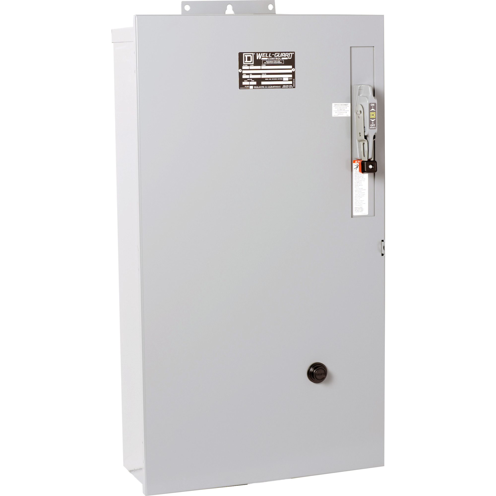 8940XE3S2V06A28H30L8 S2 Series Well Guard Pump Panel, 440 V AC at 50 Hz, 480 V AC at 60 Hz V Coil, 3 Poles, NEMA 3R Enclosure
