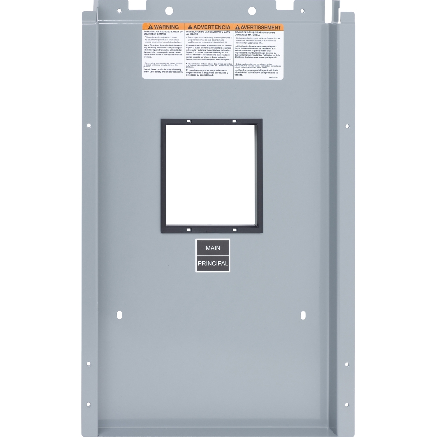 NFRPLMB1H NF Cover plate