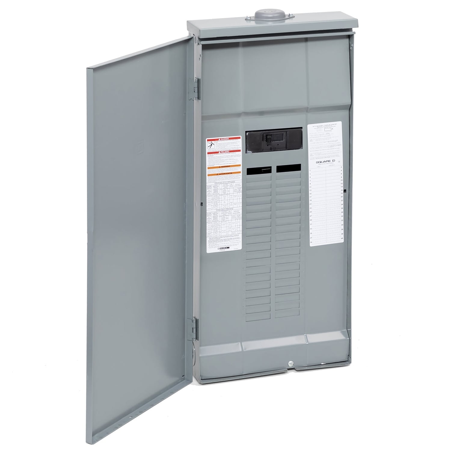 QO140M200PRB 1-Phase Convertible Main Lug Load Center, 120/240 V, 200 A, 3 W Power Rating, 1 Poles