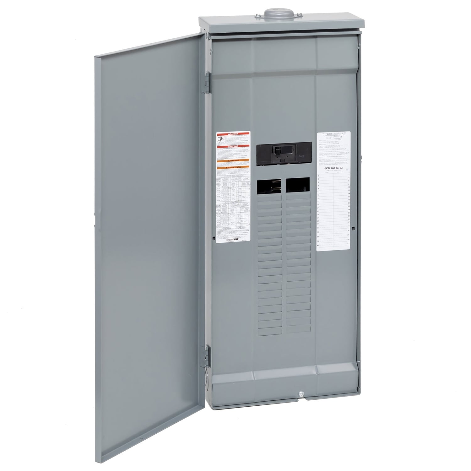 QO142M225PRB 1-Phase Convertible Main Lug Load Center, 120/240 V, 255 A, 3 W Power Rating, 1 Poles