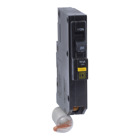 Mini circuit breaker, QO, 20A, 1 pole, 120 VAC, 10 kA, 6mA grd fault A, pigtail, plug in mount, consumer pack