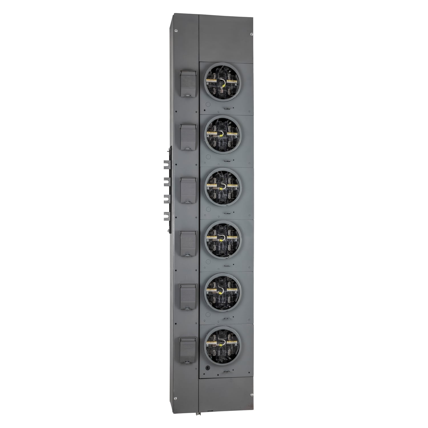 EZML113125 Branch Unit, EZ Meter Pak, 125 Amp, 3 Socket, 120/240V, Lever Bypass, Ringless, Aluminum Busbar