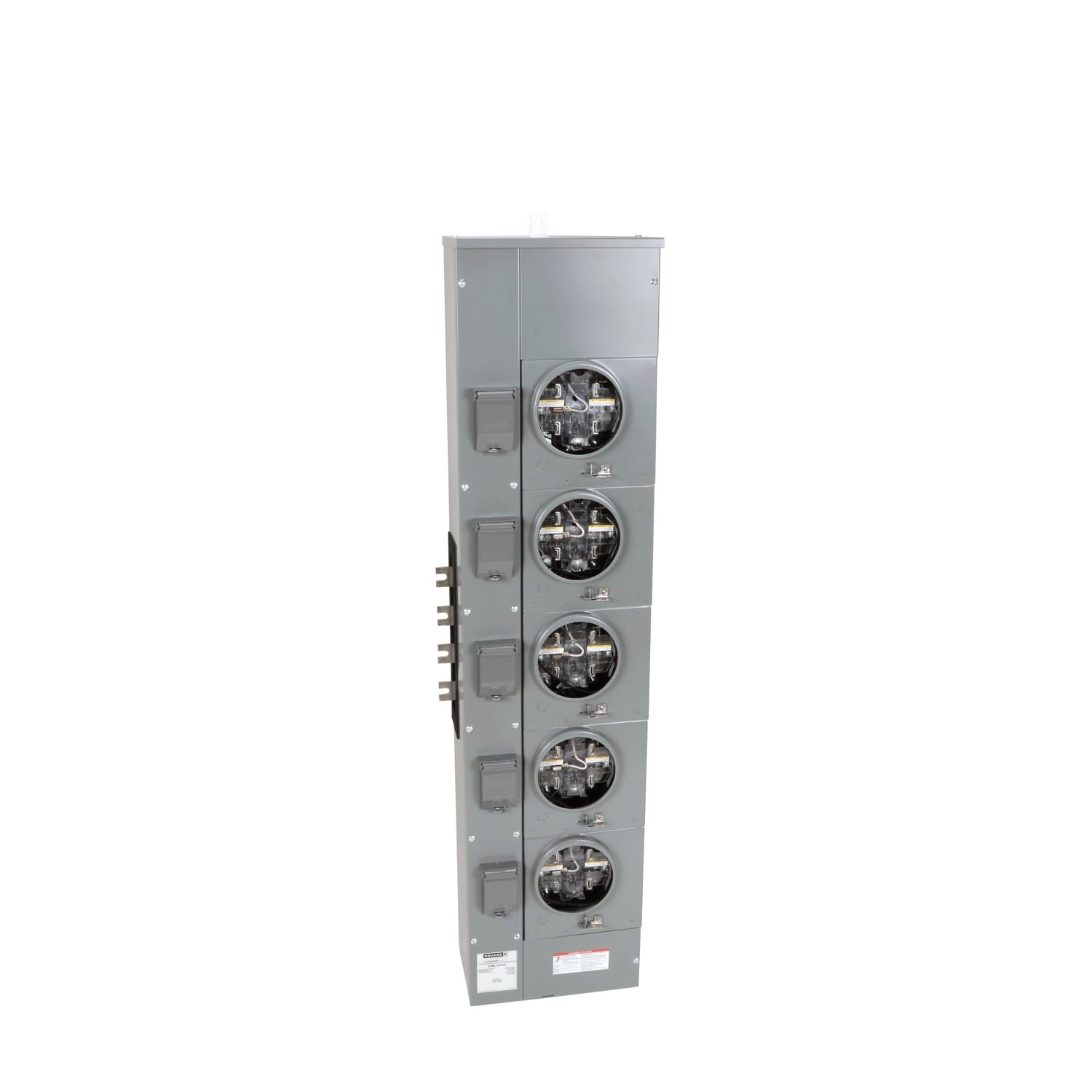EZML315125 Branch Unit, EZ Meter Pak, 125 Amp, 5 Socket, 208Y/120V, Lever Bypass, Ringless, Aluminum Busbar