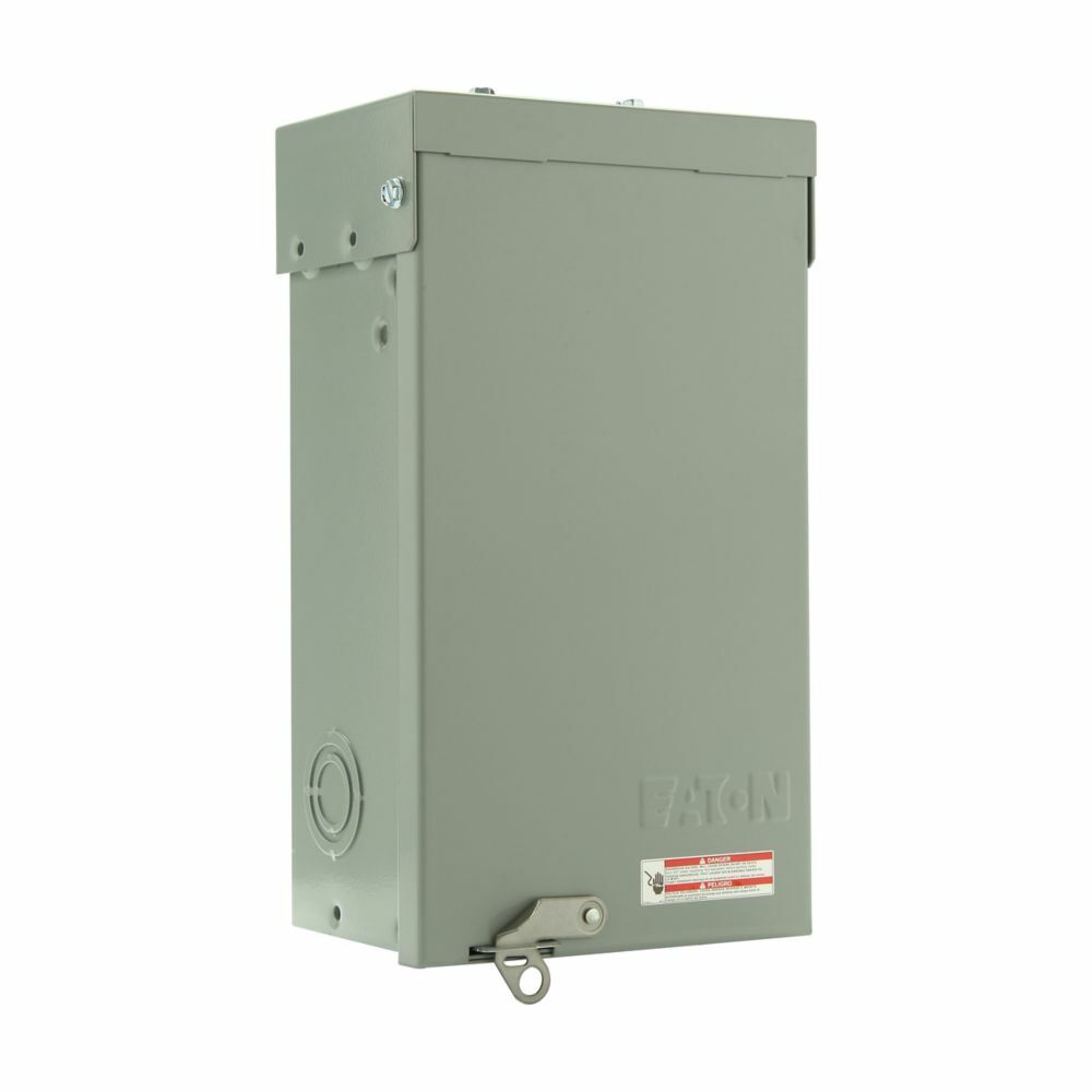 BRC48L125RP 1-Phase Rainproof Main Lug Load Center, 120/240 V AC, 8 Poles, 10 kA Interrupt