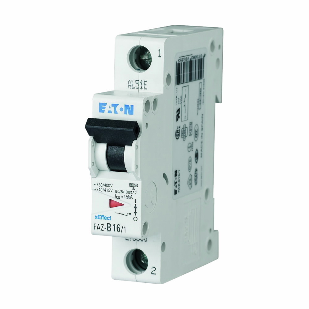 FAZ-C50/1-NA-SP Miniature Circuit Breaker, 50 Amp, 1 Pole, 277V