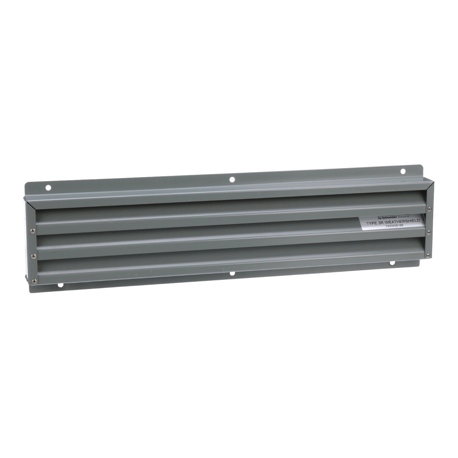 7400WS18M19M Transformer Weathershield, For Use With 18M/19M Enclosure Style EXN Low Voltage Distribution Transformer, Steel, Gray