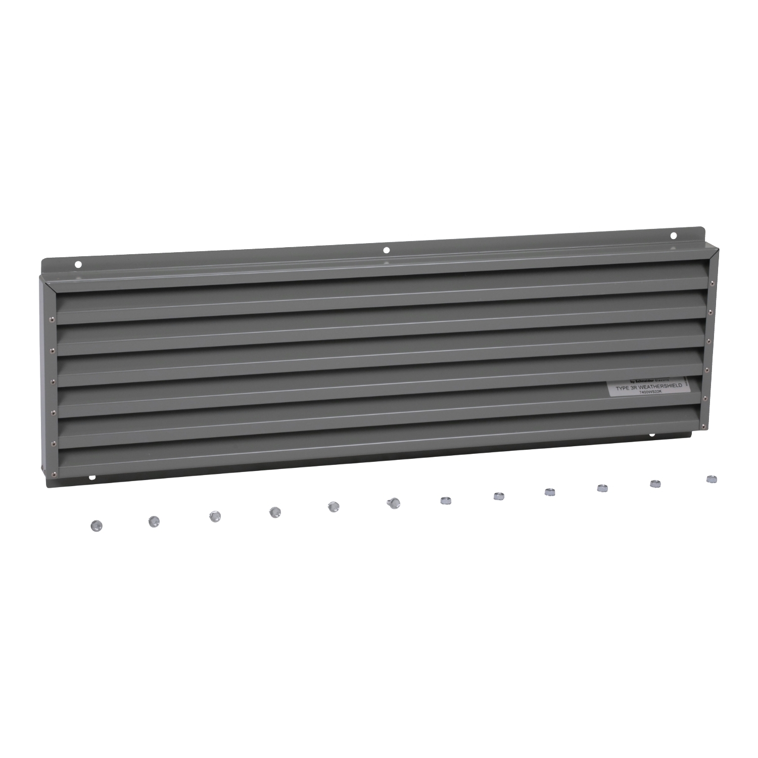 7400WS22M Weathershield, For Use With Transformer, Steel, Gray