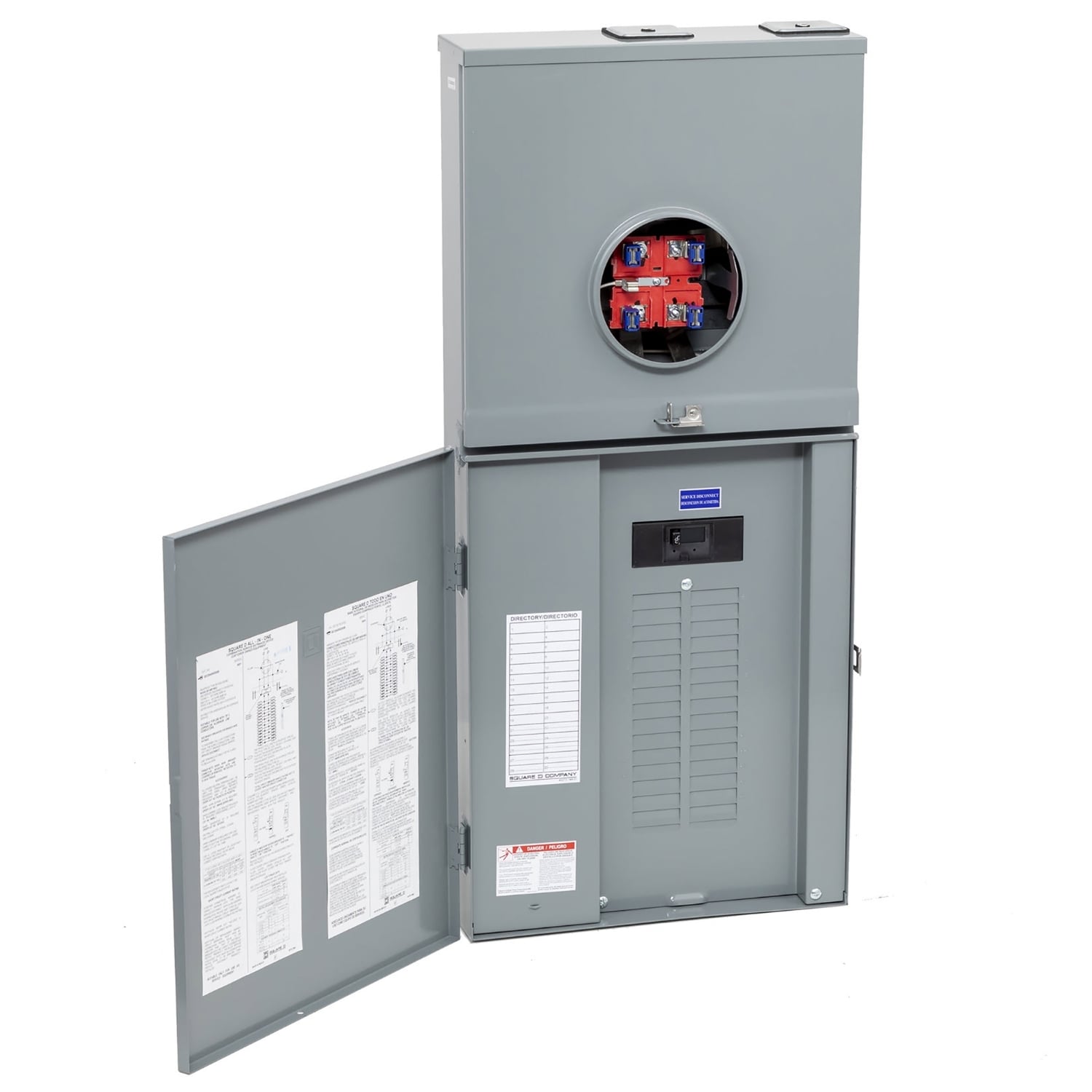 QC3040M200S All-in-One 30-Circuit 40-Space Field Installed Meter Main, 200 A