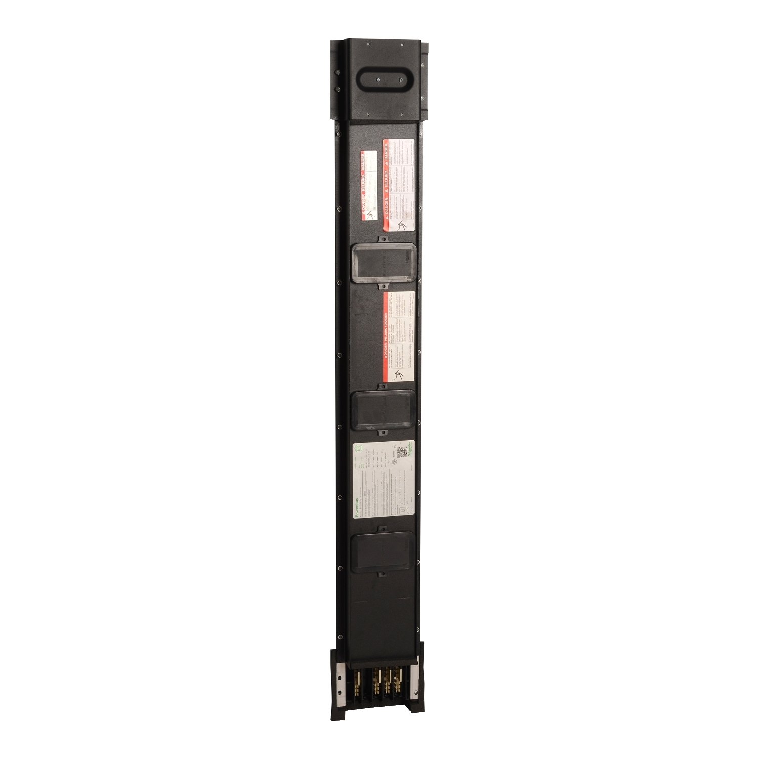 PBCE4A100AST120B Powerbus Straight Length Busway, 600 V AC, 100 A, 4 Wires, 3  Phase , IP40 Enclosure