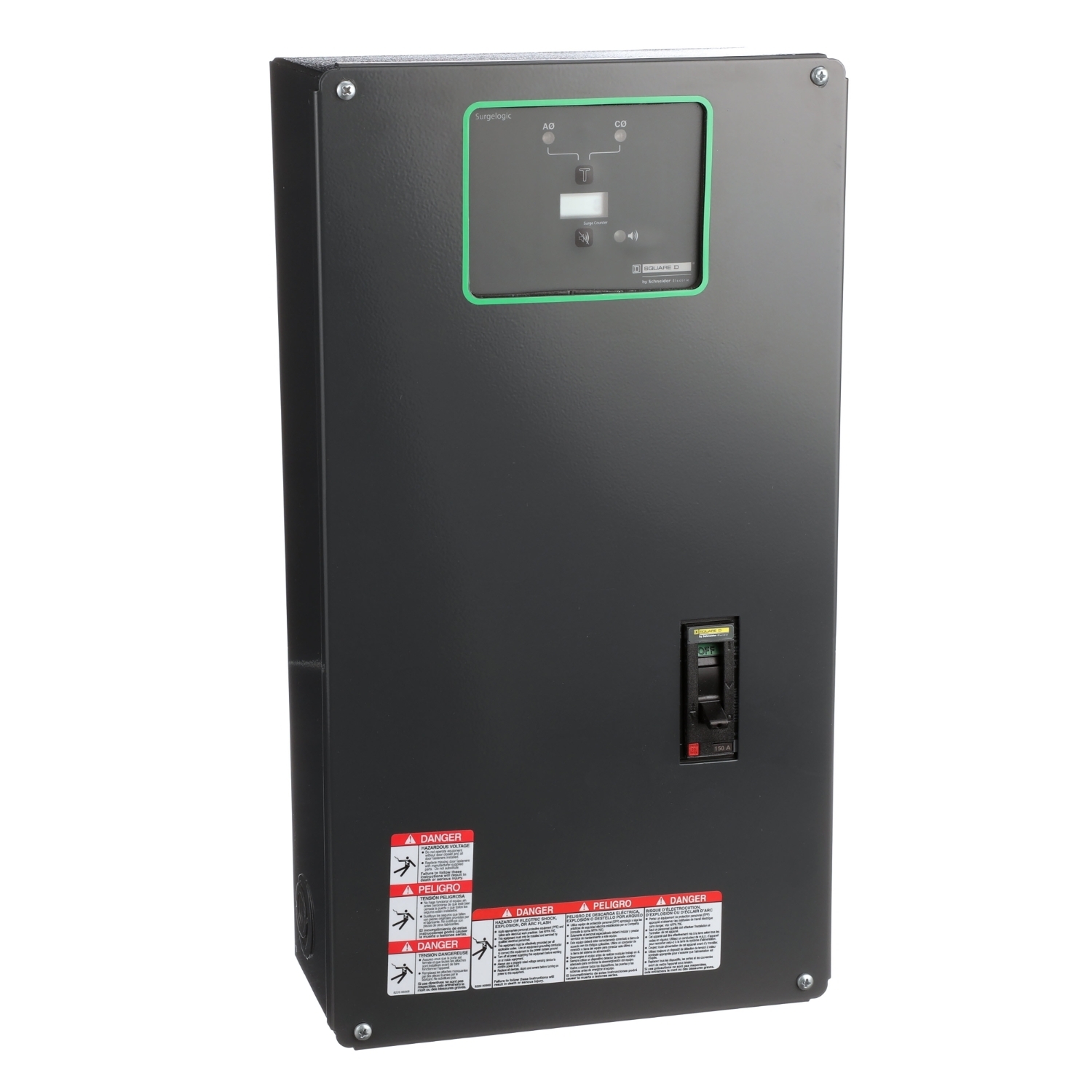 SSP01EMA12D Surgelogic EMA Surge Protective Device, 120/240 V AC, 3 Poles, 200 kA SCCR, 1 ph