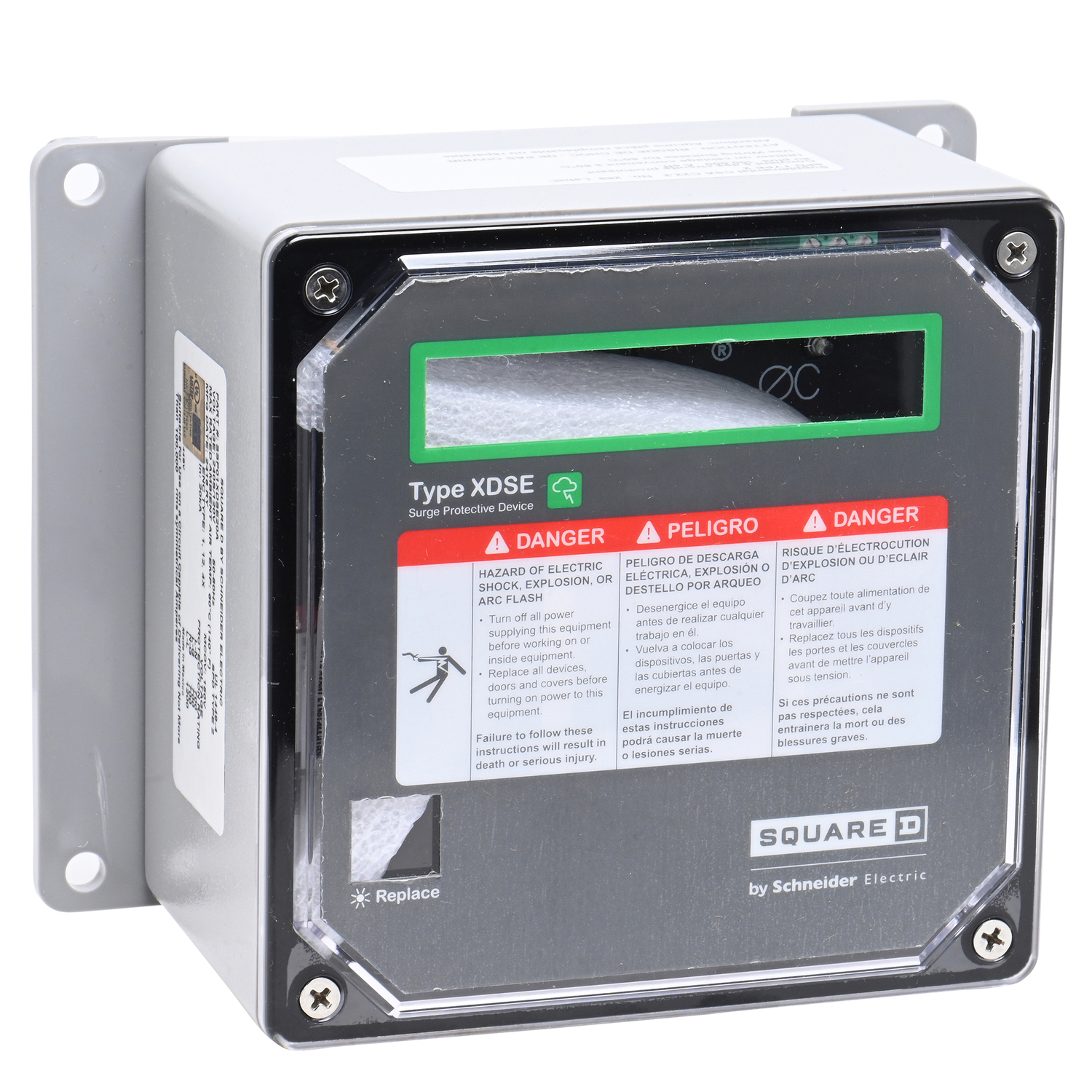 SSP01XDSE20A Surgelogic Type 2 Surge Protective Device, 120/240 V AC, 1 ph