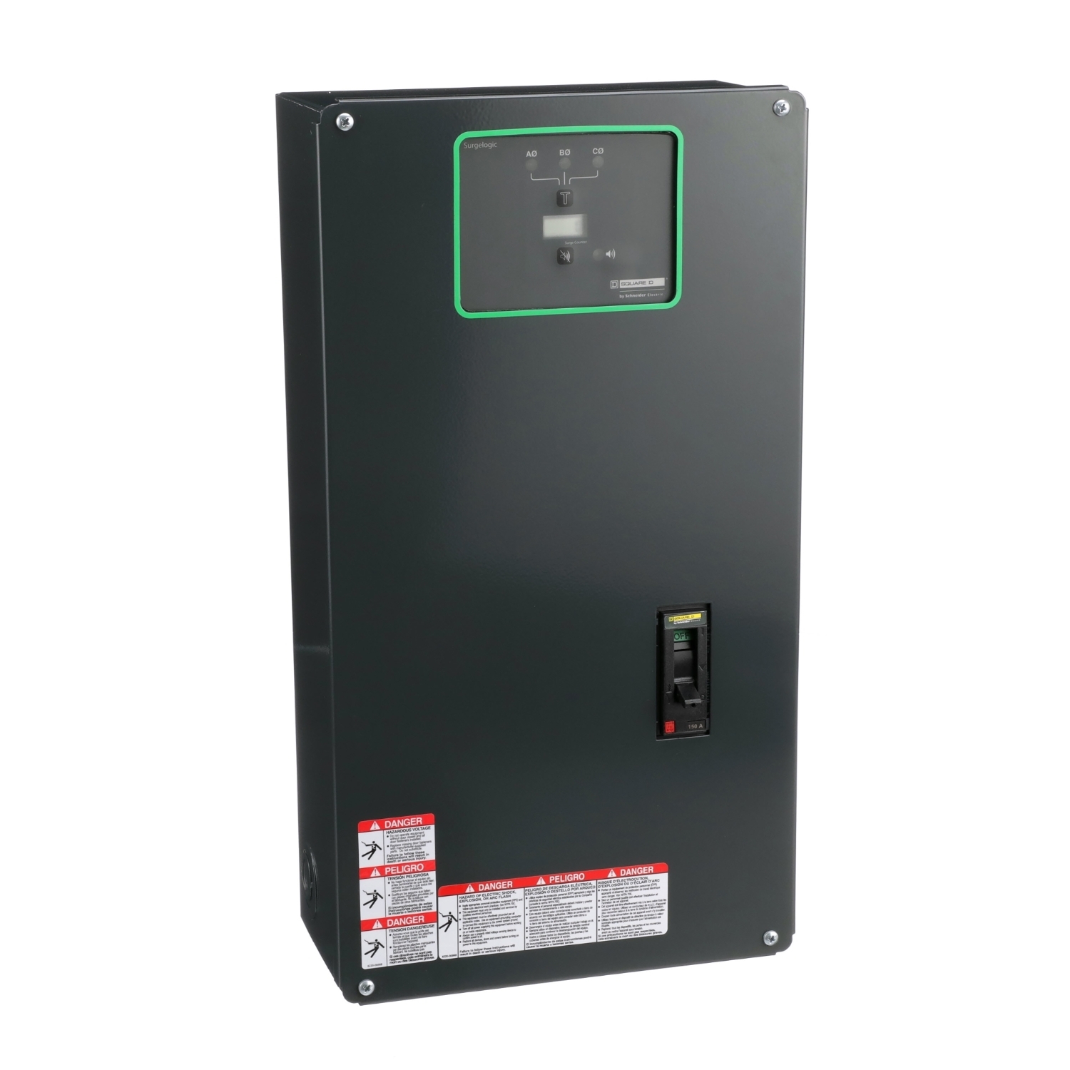 SSP02EMA12DF Surgelogic EMA Surge Protective Device, 208Y/120 V AC, 3 Poles, 200 kA SCCR, 3 ph