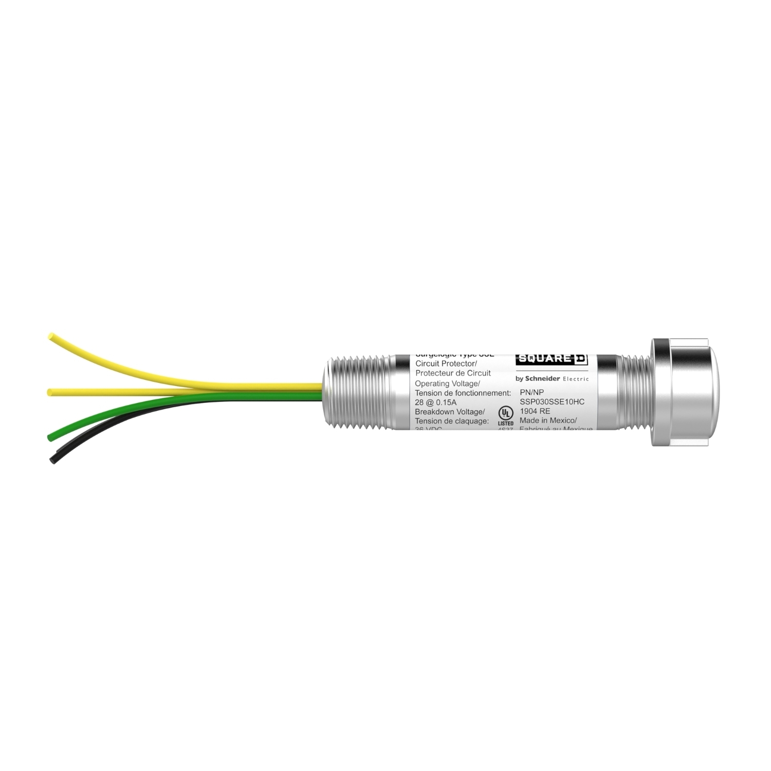 SSP030SSE10HC Surgelogic EMA Surge Protective Device, 28 V DC, 200 kA SCCR