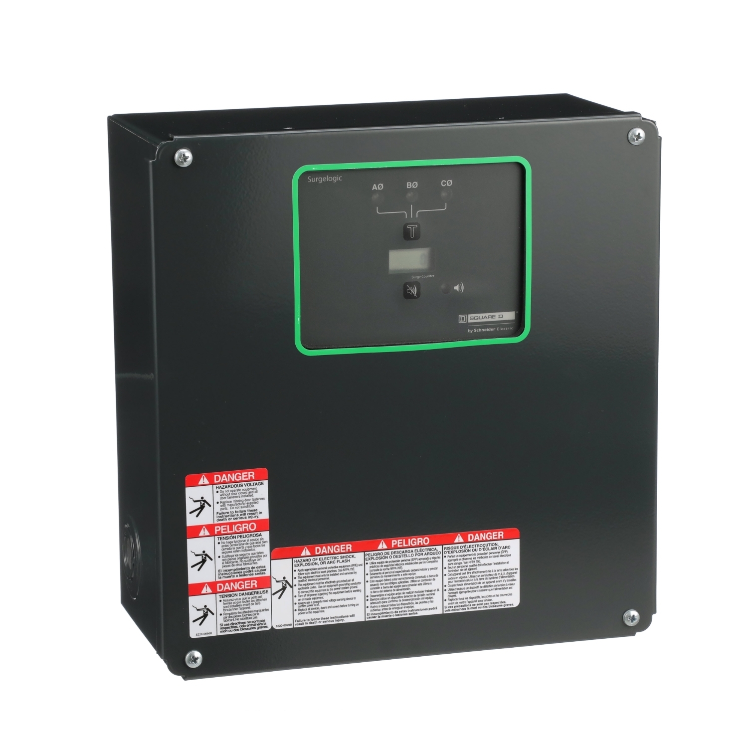 SSP04EMA12 Surgelogic EMA Surge Protective Device, 480Y/277 V AC, 200 kA SCCR, 3 ph