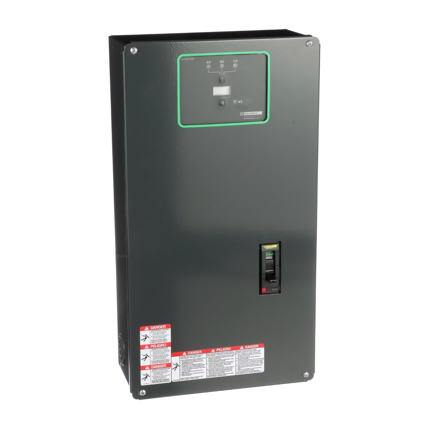SSP04EMA24D Surgelogic EMA Surge Protective Device, 480Y/277 V AC, 3 Poles, 200 kA SCCR, 3 ph