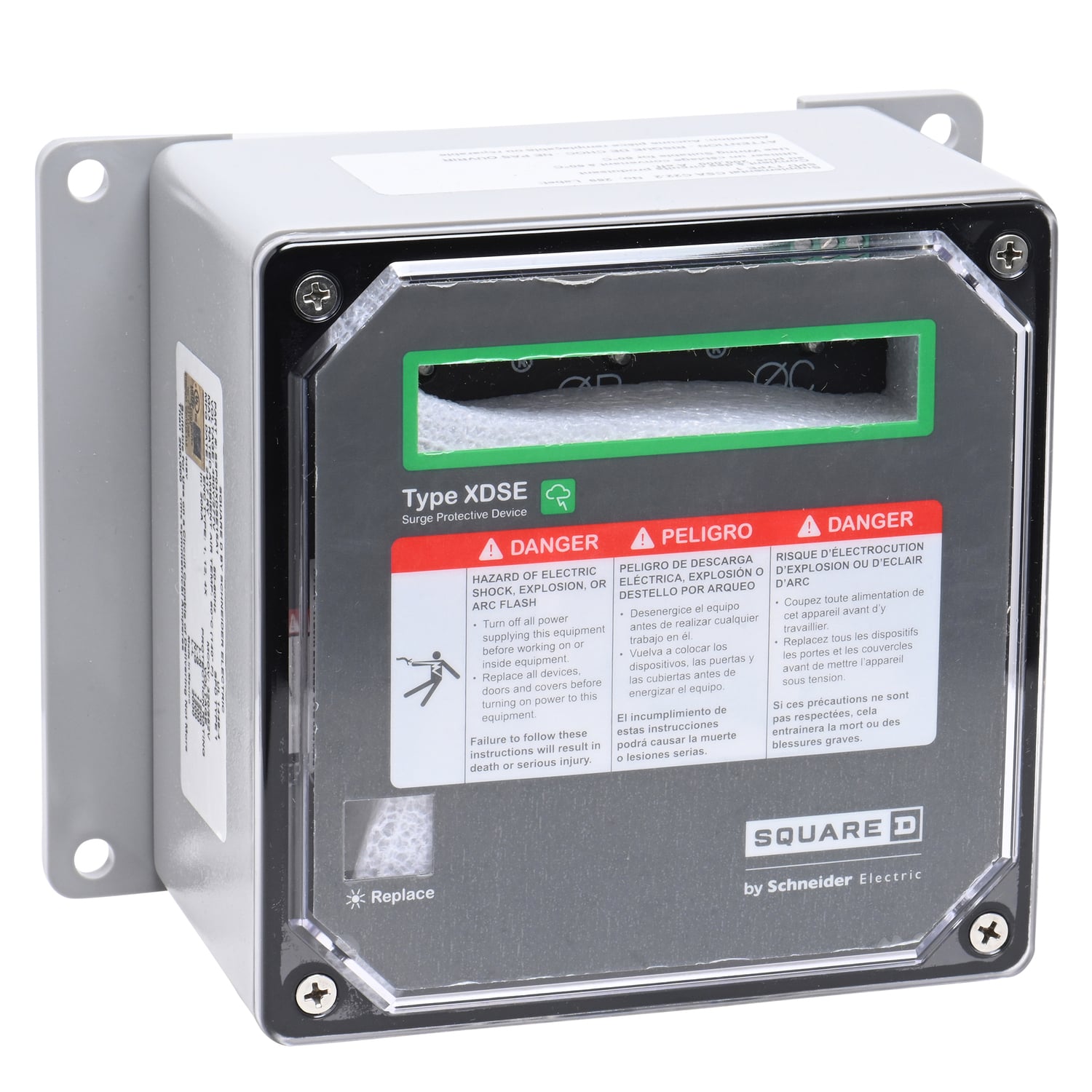 SSP04XDSE15A1 Surgelogic Type 1 Surge Protective Device, 480Y/277 V AC, 3 ph