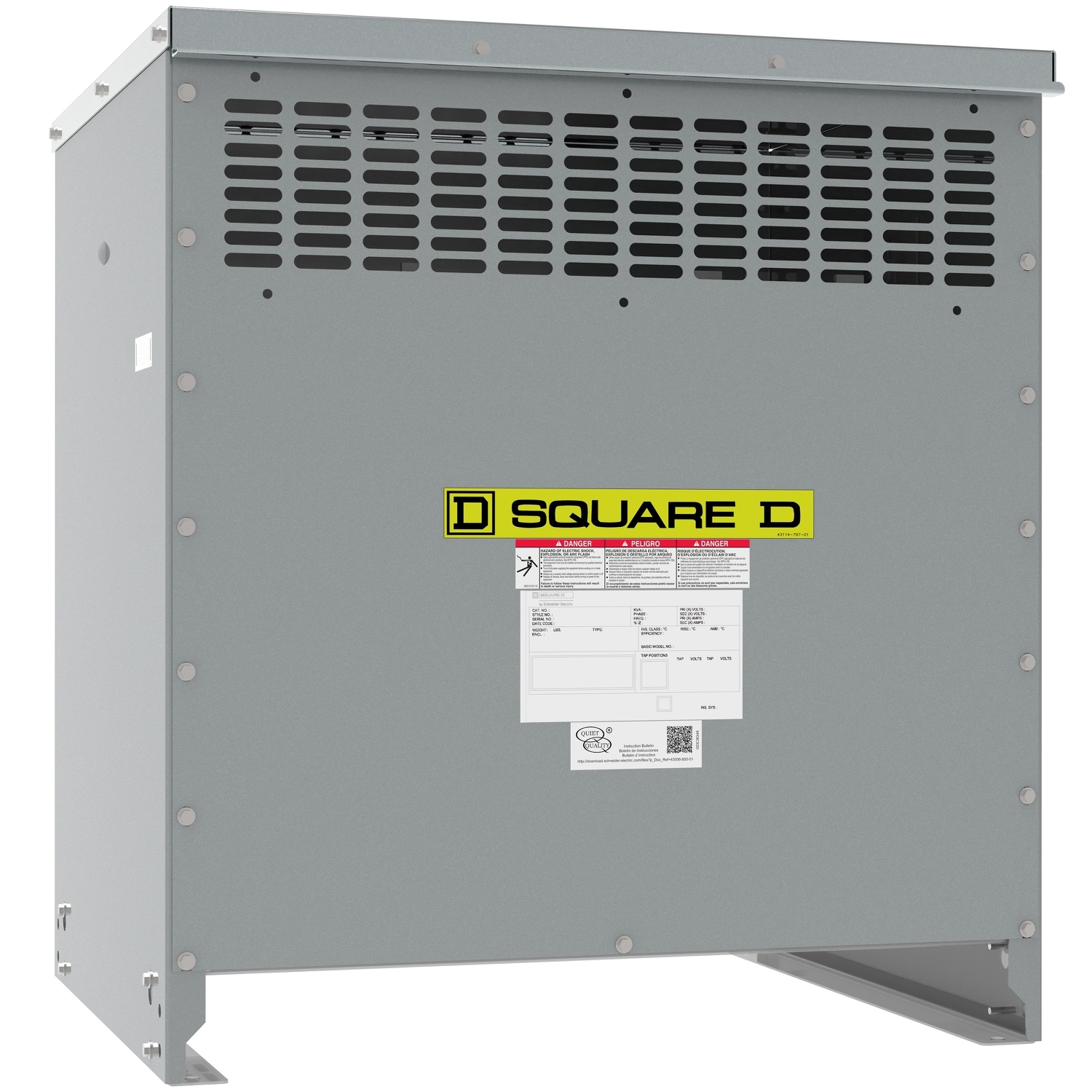 EXN75T6HCT PH Series, 480 V primary, 240 Delta,120 Centre Tap V secondary, 3 phase